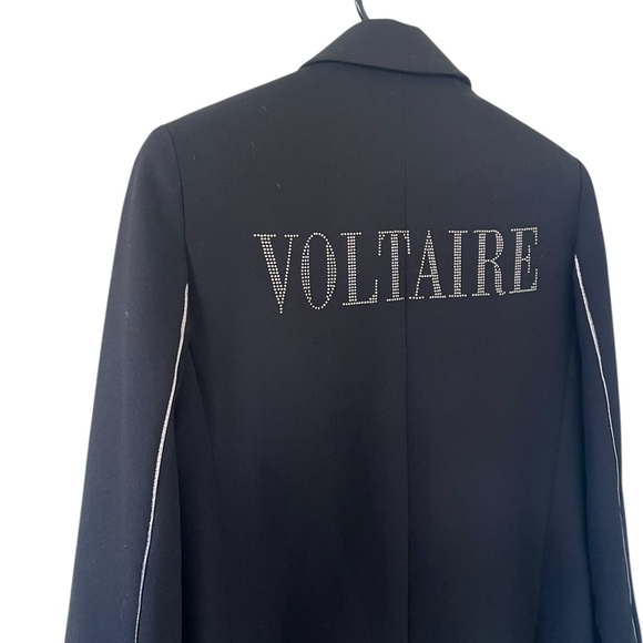 Zadig & Voltaire Viva Bis Strass ‘Voltaire’ Back Blazer - Picture 6 of 11